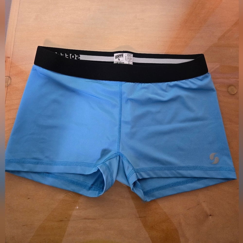 Soffe Blue Athletic Shorts Stretchy Performance